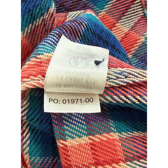 Outerknown Womens Blanket Shirt Organic Cotton Plaid Colorful Outdoor Size XS/S - Picture 11 of 12